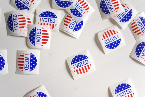 voting stickers